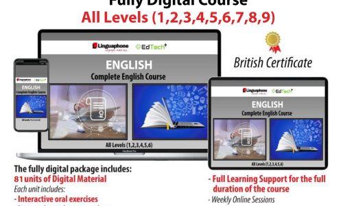 Online Linguaphone Complete English – Fully Digital Course – All Levels (7,8,9)