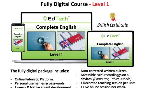 EdTech Plus Complete English – Fully Digital Course – Level (2)
