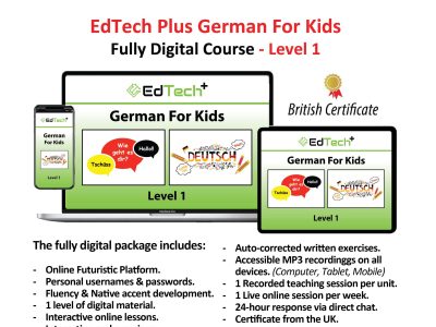 EdTech Plus German for Kids – Fully Digital Course – Level (1)