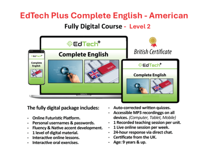 EdTech Plus American English – Fully Digital Course – Level (2)