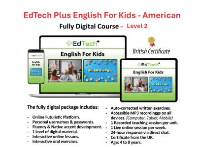 EdTech Plus American English for Kids – Fully Digital Course – Level (2)