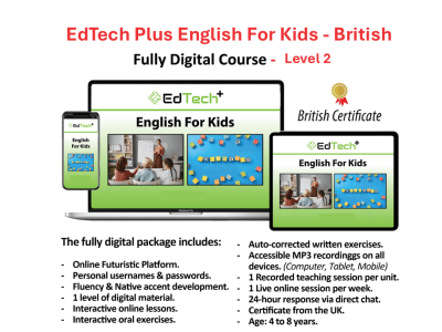 EdTech Plus British English for Kids – Fully Digital Course – Level (2)