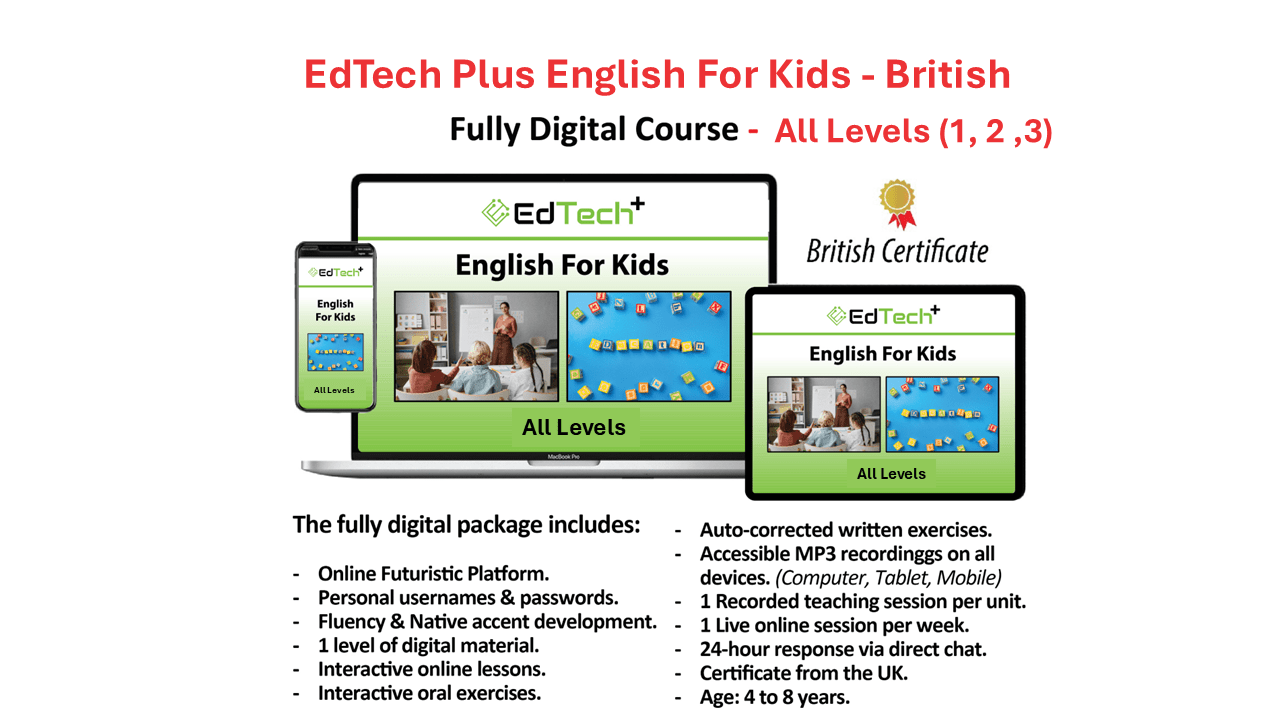 British for kids all levels