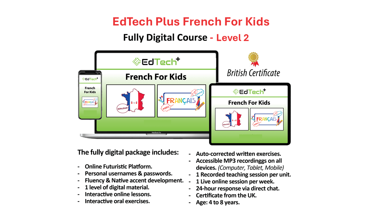 French for kids Level 2