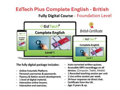 EdTech Plus British English – Fully Digital Course – Foundation Level