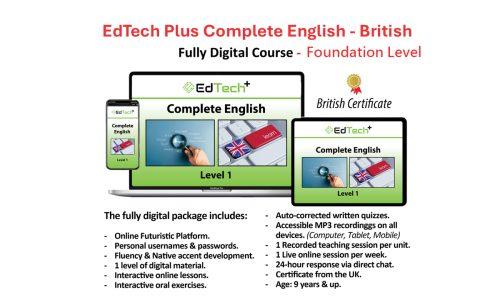 EdTech Plus British English – Fully Digital Course – Foundation Level