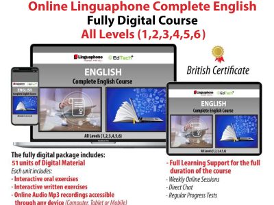 Online Linguaphone Complete English – Fully Digital Course – All Levels (1,2,3,4,5,6)