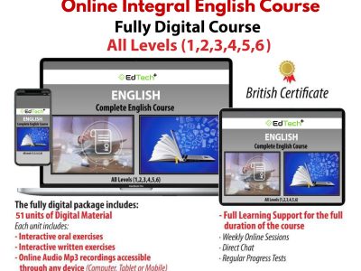 Online Integral English Course – All Levels (1,2,3,4,5,6)